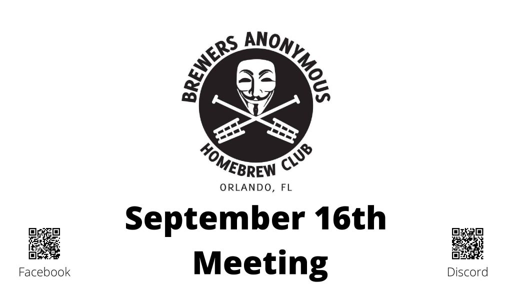 September Homebrew Club Meeting 2022 Recap – Brewers Anonymous